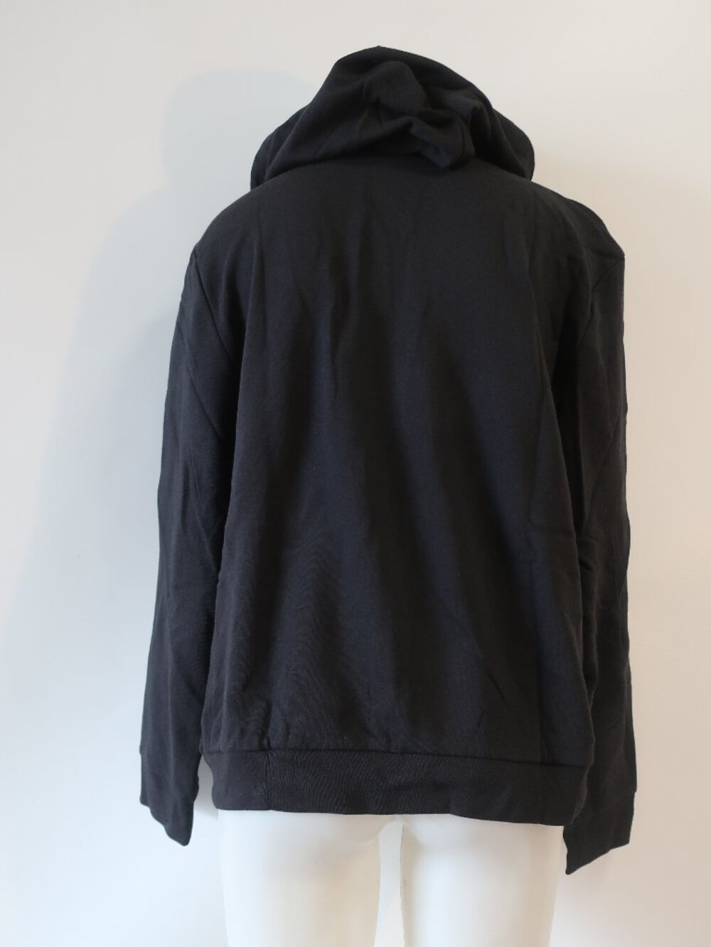 NWT Women Pink Victoria's Secret (Item-17) Black White Zip Logo Hoodie XXL - Picture 5 of 8